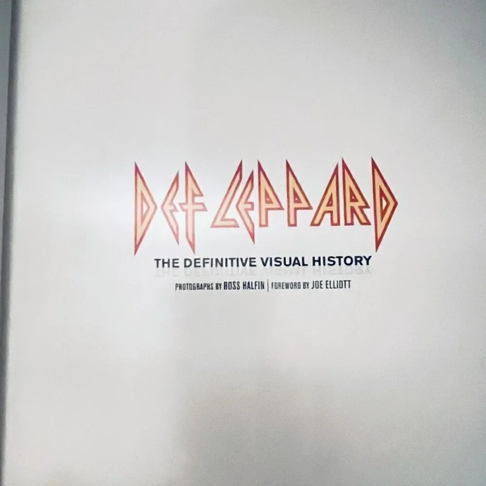 DEF LEPPARD THE DEFINITIVE VISUAL HISTORY HARD COVER BOOK